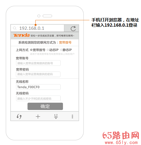 192.168.0.1 tendawifi.com 如何登录？