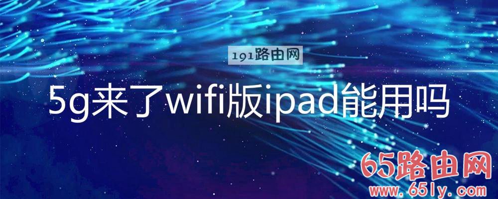 5g来了wifi版ipad能用吗