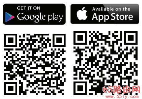 QR code of D-Link router app