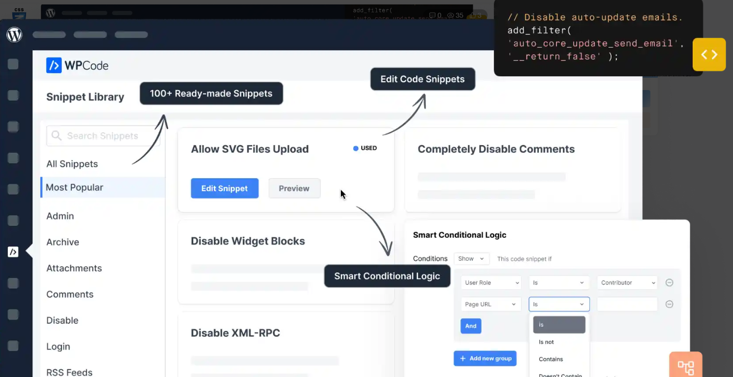 WPCode Pro v2.2.7 – 最佳的 WordPress 代码片段插件 无限制版