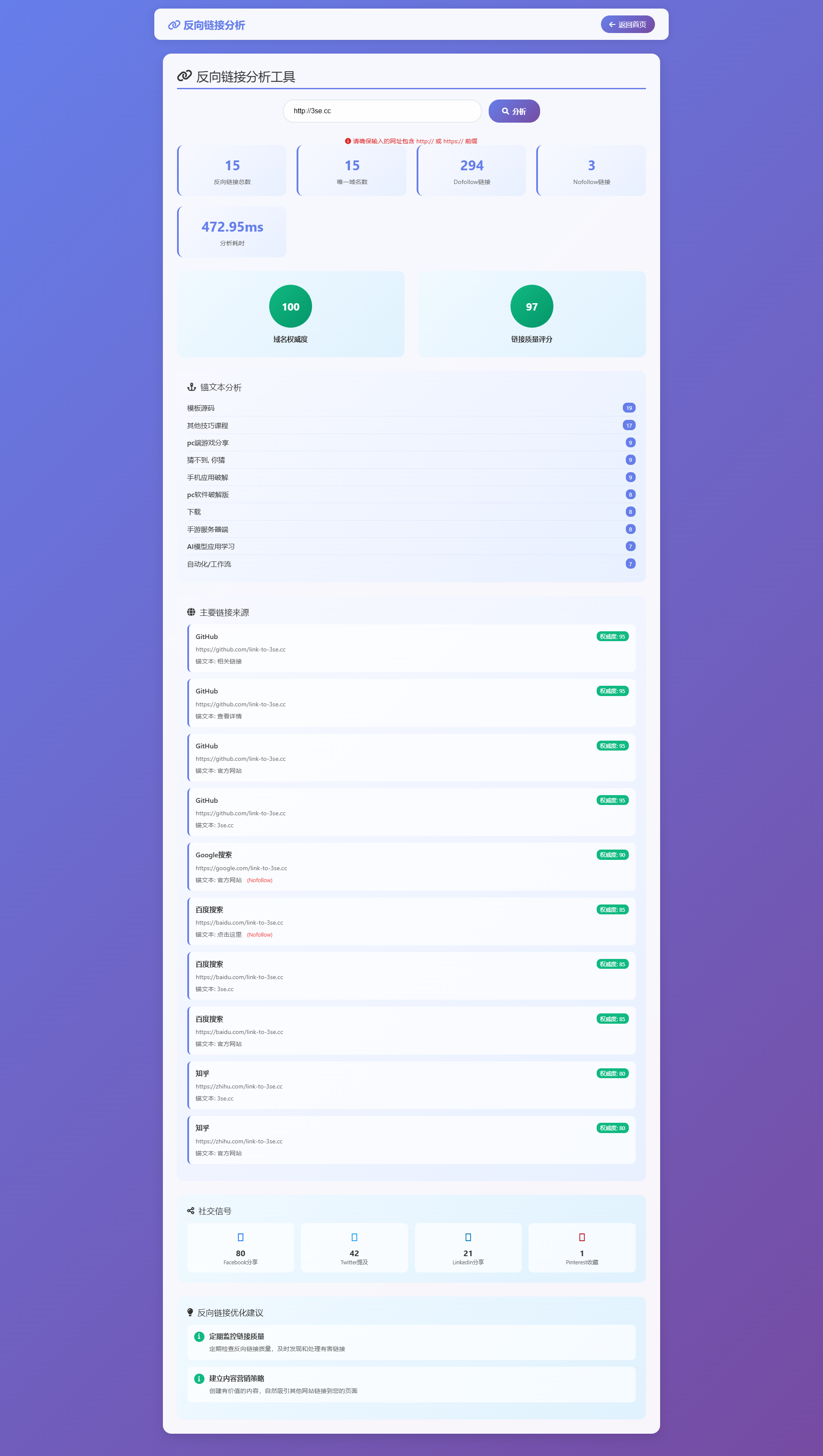 scrnli_u6R29g8E5SHqdA.png AIhu智能SEO综合分析系统 - 网站优化一站式解决方案
