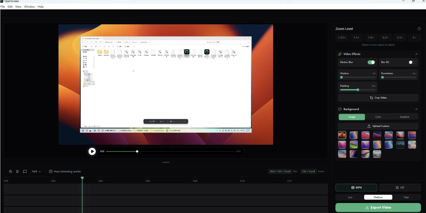 录屏工具 Openscreen v1.1.0