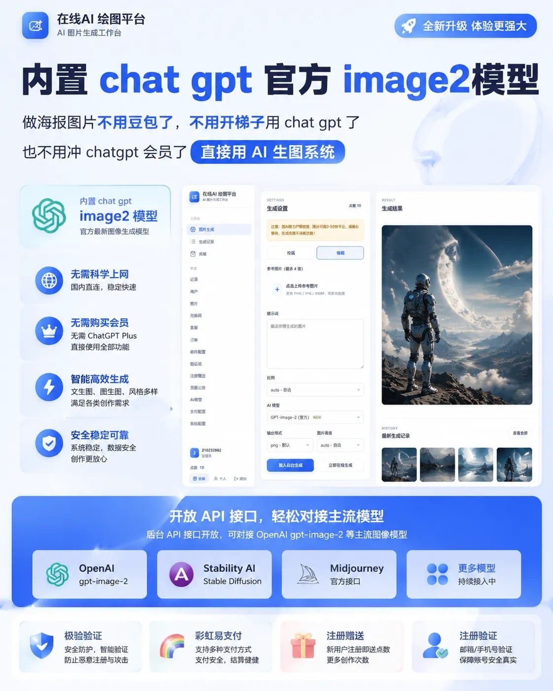 【全网首发】AI图片创作系统 